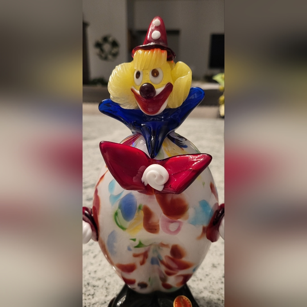 Murano Glass Clown - Picture 4 of 5
